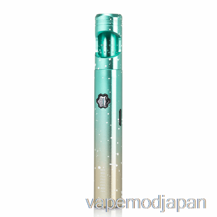 Vape Mod Dazzleaf Handii Vv 510 スレッド バッテリー ゴールド / グリーン スプラッター